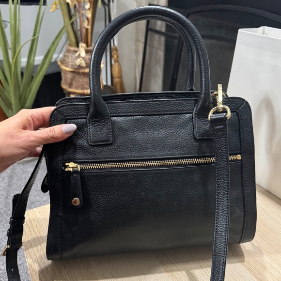 Vera Bradley Natalie Cheetah/Leopard Calf Hair Leather Satchel Crossbody Bag - Picture 5 of 10